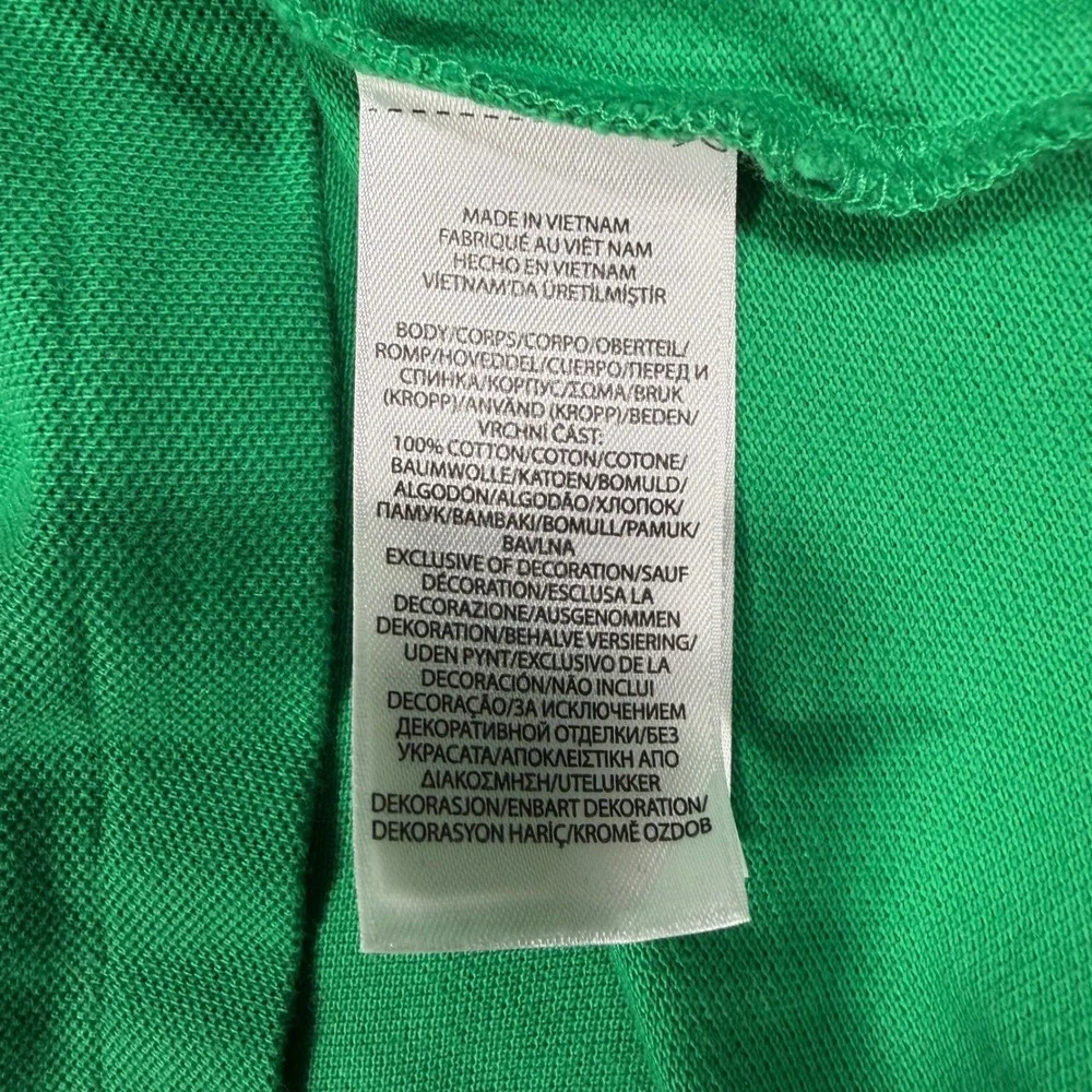 Polo Ralph Lauren Big Pony Sash Polo Mens M Green Cotton Classic Fit NWOT